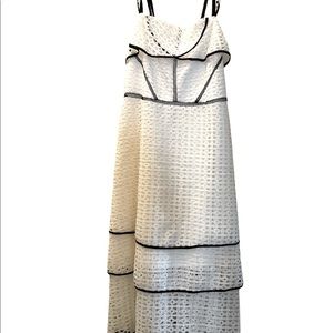 Gianni Bini Eyelet Ruffle Summer Dress (Sz12) NWT